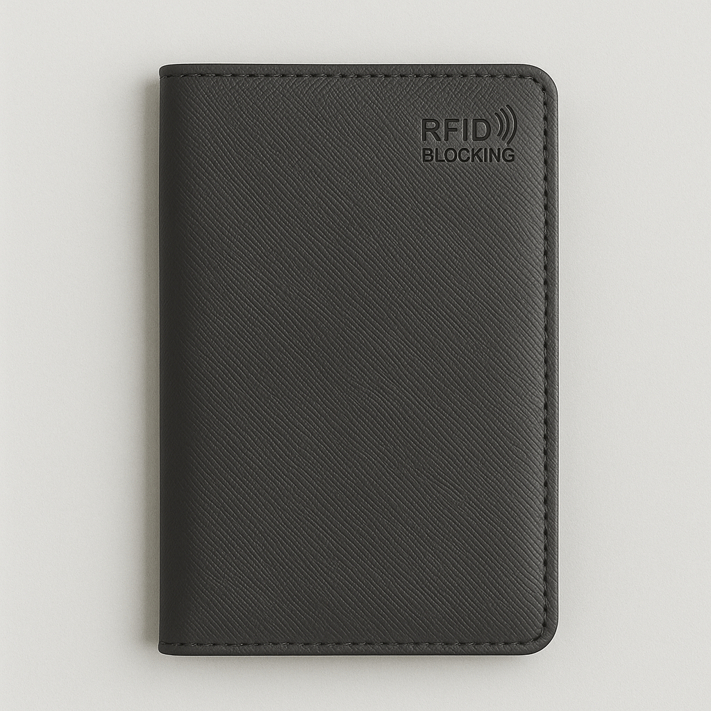 RFID-blocking passport wallet for safe student travel